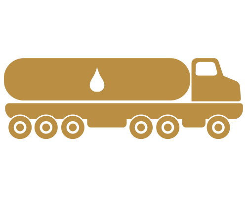 bulk truck service icon bold
